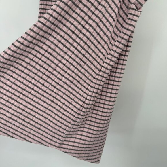 Chicos 3 Zenergy 2 pc Pink Gray Striped  Cardigan knit  top tank Womens Size XL - Picture 12 of 13